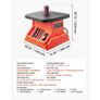 Oscillating Spindle Sander, 2000RPM Benchtop Spindle Sander with 6 Sleeves (12.7-76.2 mm), 16mm Stroke & 390 x 415 mm Wide Worktable for Furniture Image 6