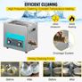 6.5L Ultrasonic Cleaner Jewelry Cleaner with Heater Timer for Jewelry Cleaning Knob Control Image 5