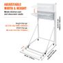 Mobile Blueprint Storage Rack Plan Holder with 12 Pivot Brackets 240 lbs Image 5