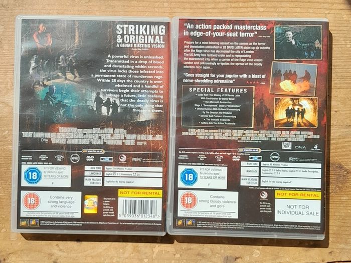 28 Days & 28 Weeks Later - DVD's