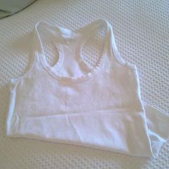 Savida White Vest Top