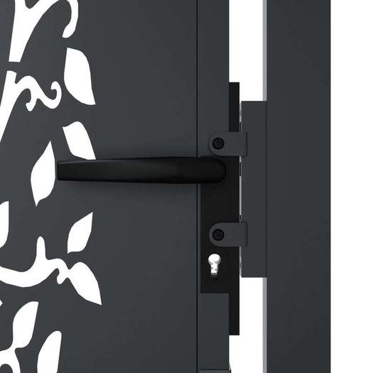 Garden Gate Anthracite 105x80 cm