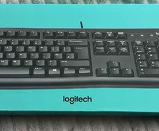 Logitech Black MK120 Wired Keyboard and Mouse Set