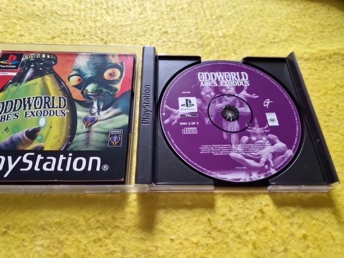 Oddworld Abe s Exoddus  PlayStation 1 ps1 PlayStation 2 ps2 games Original