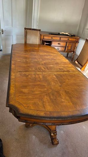Large Dining Table and Chairs