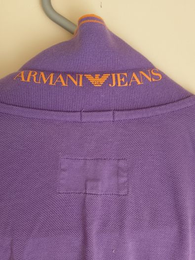 Purple Armani Polo Shirt Size S