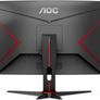 AOC Gaming C24G2AE - 24 inch FHD Curved Monitor, 165Hz, 1 ms MPRT, VA, AMD FreeSync, Speakers, Low Input Lag (1920x1080@ 165Hz, 250 cd/m, HDMI/DP/VGA) Image 4
