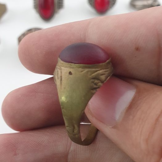 Traditional Brass Old World Treasure Rings 15  Jewellery Pieces
