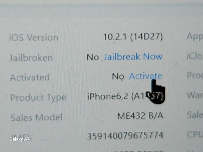 Apple Iphone 5s 16GB Activation Locked