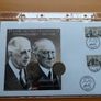 France Germany Joint Issue Treaty On The Cooperation 1963 1988 FDC ( coins cover ) Image 3