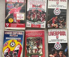 Liverpool FC - VHS Tapes x 6