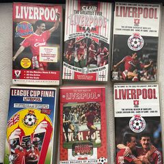 Liverpool FC - VHS Tapes x 6