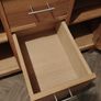 Oak 3 drawer sideboard Image 5