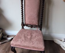 Victorian Nursing Chair Hall Chair 1880 to 1890