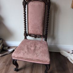 Victorian Nursing Chair Hall Chair 1880 to 1890