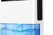 Electric Dehumidifier, 3000ml Portable Small Dehumidifier for Bedroom with Ultra Quiet &amp; Auto Shut off 7 Colorful LED for Wardrobe,basement,Bathroom,Closet,RV,Baby Nursery