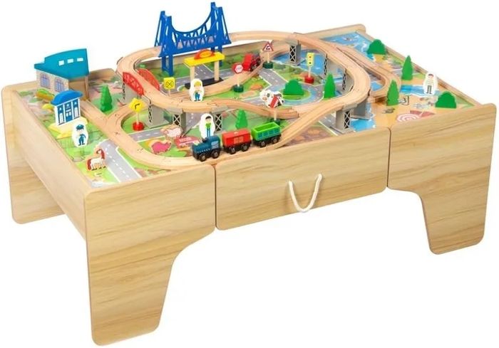 Kids Wooden Activity / Play Table with Storage Drawer