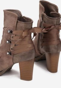 Amazing Ankle Boots / Ombre Effect & Vintage design