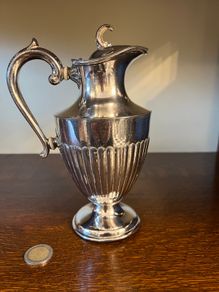 Decorative Vintage Silver-Plated Jug