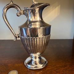 Decorative Vintage Silver-Plated Jug