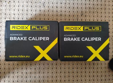 Front Set Ridex Plus 78B0145P Brake Calipers