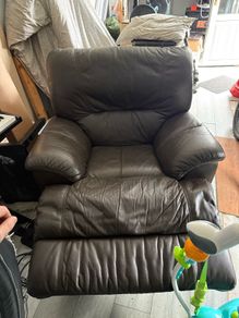 Brown Leather Recliner