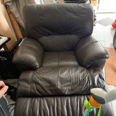 Brown Leather Recliner