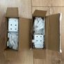 Large WoodLux Bright White 50mm Faux Wood Venetian Blinds Image 4