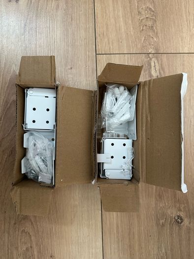 Large WoodLux Bright White 50mm Faux Wood Venetian Blinds