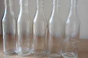 Lot of 5 small vintage Power whiskey bottles