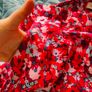 women  100% silk skirt Image 5