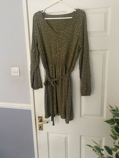 Midi Khaki dress