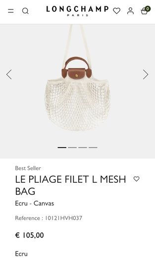 longhcamp mesh bag