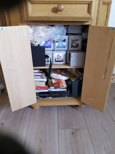 wooden unit
