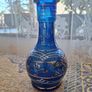 Vintage cobalt blue decorative vase Image 2