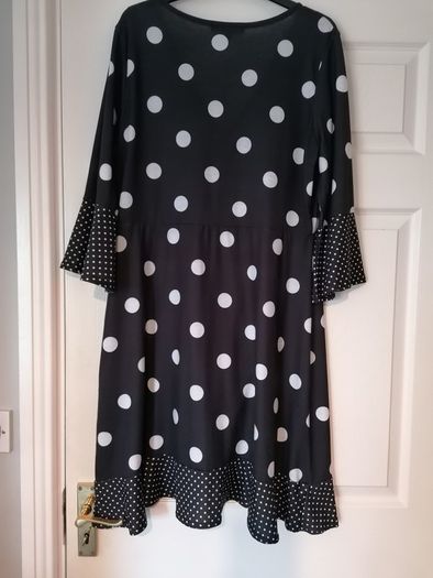 Simply Be Polka Dot Wrap Dress Size 14