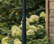 New cast iron triple garden light