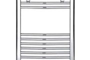 Clearance: Sophia 400mm X 800mm Straight Towel Warmer Cp