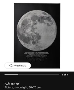IKEA Moon Picture 50 70 cm