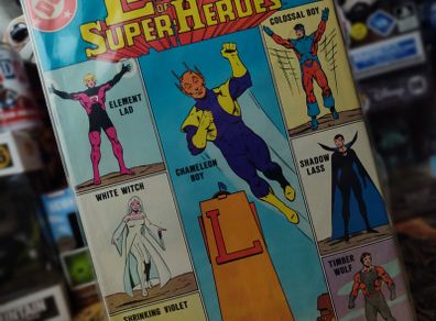 Legion of Super-Heroes ! Issue #301 ! Homage Cover of Adventure Comics #300 ! Bronze Age Comic from 1983 ! DC Comics !