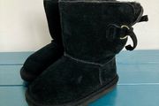 River Island suede baby boots jnr 3 uk