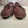 mens MASSIMO DUTTI brown moccasin leather loafer driving shoes Size UK 10 EU 44 Image 5