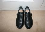 Geox Boys Black Leather School Shoes Like New & Geox Watch - Size 36 (U.K. 3)