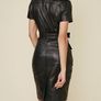Coast Leather Dress Size Uk 16 Image 4