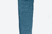 New Blue Sleeping bag in a down-string bag - great for sleepovers, festivals and camping trips