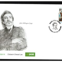 2009 Ireland The 100th Anniversary of the Death of John Millington Synge Commemorative Stamp An Post First Day Cover (FDC)