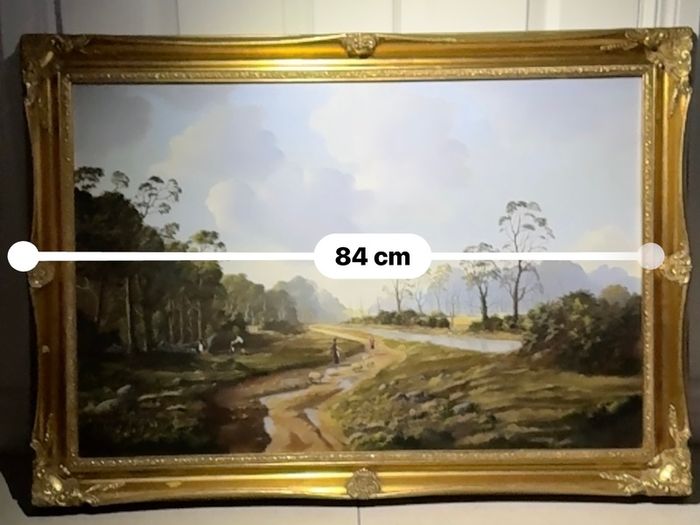 R.B. Higgins - Original Oil Painting - Ballyalton Downpatrick Co Down -1984 Irish Art
