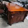 Thomas Chippendale Lions Head Carved Twin Pedestal Partner Desk Image 3