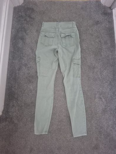 Spanx light green cargo trousers