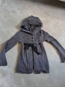 Hm Mohair Lace belt Cardigan 8-9